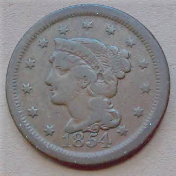 1854-Cent